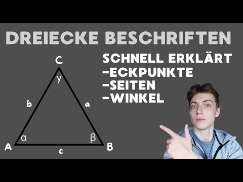 Labeling a triangle explained simply – correctly naming sides, angles & vertices