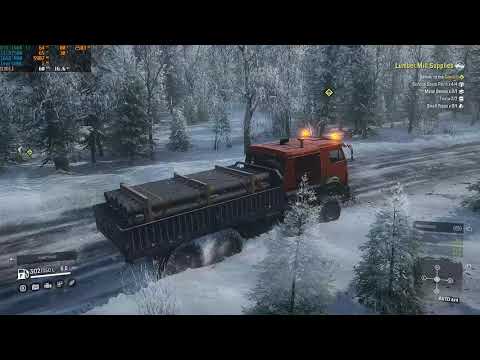 SnowRunner Walkthrough Part 121 - "Lumber Mill Supplies" [2160p60]