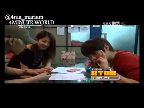 [120710] MTV Diary Ep.10 BTOB - 4minute's Jihyun and Sohyun Cut { Arabic Sub }
