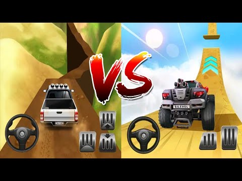 Mountain Climb Stunt VS Mountain Climb 4x4 Offroad Car Drive | Which one is the best Game