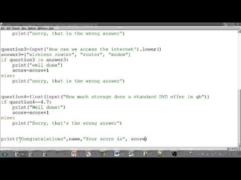 Python Tutorial 5 String Concatenation For Final Score