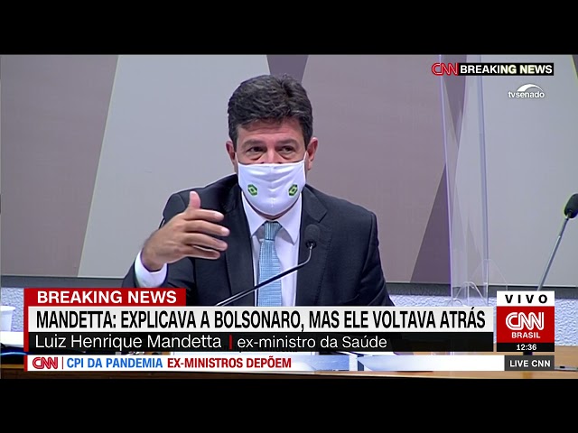 Mandetta: Bolsonaro foi aconselhado a mudar bula da cloroquina para tratar Covid