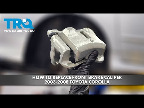 How to Replace Front Caliper 2003-2008 Toyota Corolla
