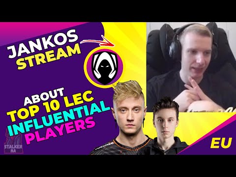 Jankos About TOP10 Influential Players in LEC 🤔 ft. ROASTING CAEDREL