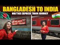 Dhaka 🇧🇩 to Kolkata in Maitree Express Train in first AC Coupe 🚂 Maitree Express Train journey