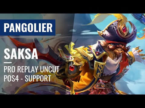 Pangolier SUPPORT SAKSA POS4 Pro Replay DOTA2 UNCUT 7.26C
