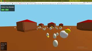 THE CHICKEN FARMING SIMULATOR GAME /SCORE SYSTEM /COLLECTABLES /INTERACT WITH OBJECTS.