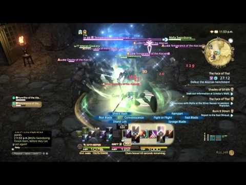 Gladiator level 20 Duty FINAL FANTASY XIV: A Realm Reborn