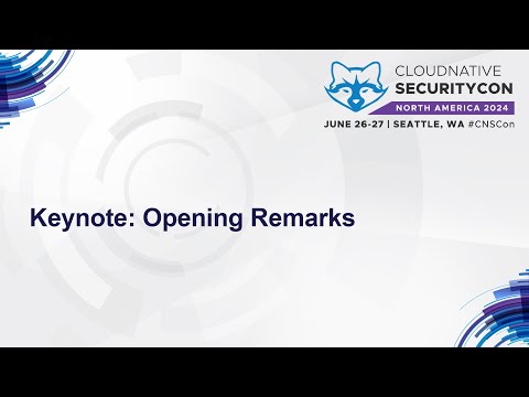 Keynote: Opening Remarks - Day 2