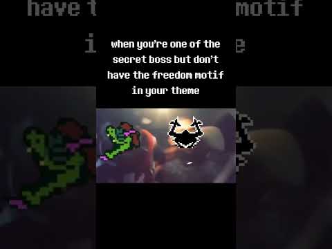 When you're one of the secret boss but don't have the freedom motif in your theme