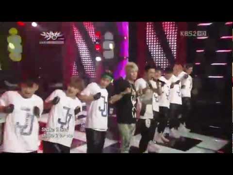 120615 JJ Project (제이제이 프로젝트) - Bounce @ Music Bank (HD Lyrics)