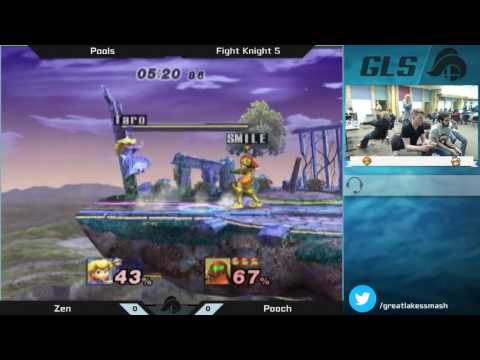Fight Knight V Project M Pools - Zen (Peach/Squirtle) vs. Pooch (Samus)