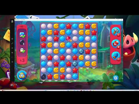 Fishdom Level 115 (Hard) | Step-by-Step F2P Strategy & Audio Commentary Walkthrough