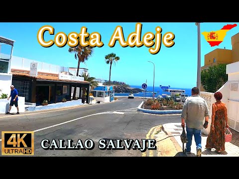 TENERIFE - COSTA ADEJE | Tour of Callao Salvaje, Beautiful Place ☀️ 4K Walk ● May 2023