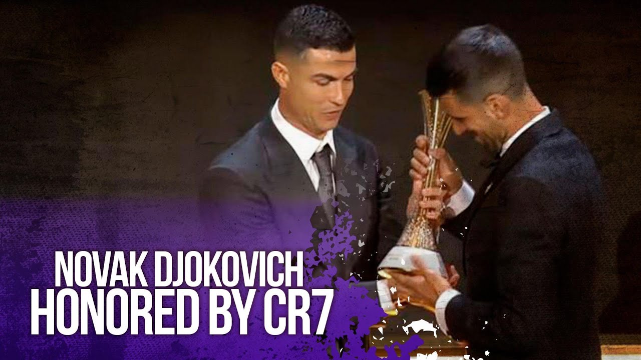 Cristiano Ronaldo Presents Sports Award to Novak Djokovic | Globe Soccer Awards 2025 | beIN SPORTS