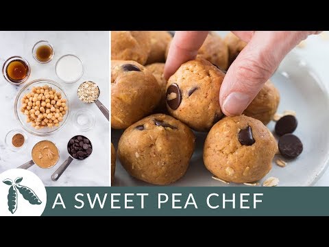 Edible Cookie Dough Bites | Vegan, Clean, Dairy-Free & GF | A Sweet Pea Chef