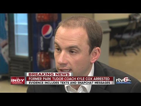 Former Park Tudor coach Kyle Cox arrested after allegedly exchanging sexually explicit messages with