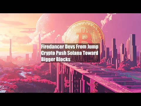 Firedancer Devs From Jump Crypto Push Solana Toward Bigger Blocks