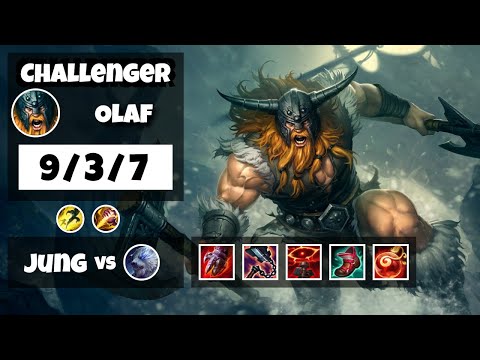 Olaf s11 Jungle Challenger Replay (9/3/7) - KOREAN