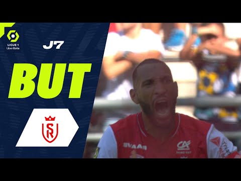 But Yunis ABDELHAMID (71' - SdR) STADE DE REIMS - OLYMPIQUE LYONNAIS (2-0) 23/24