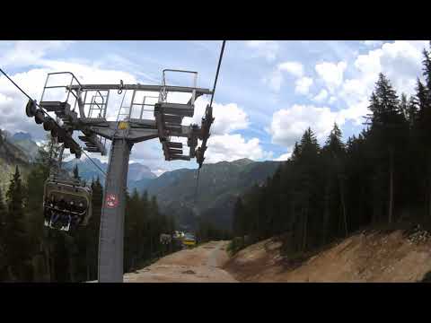 Seggiovia Vajolet 2 (Leitner) - Discesa