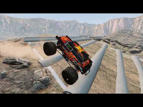 🚚 Monster Truck Ring Races: Extreme Action & Big Air! 🏁