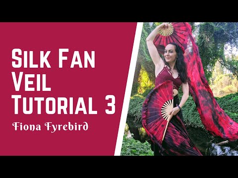Silk Fan Veil Tutorial 3