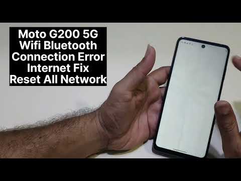 Moto G200 Wifi Bluetooth Not Working | Connection problem Fix