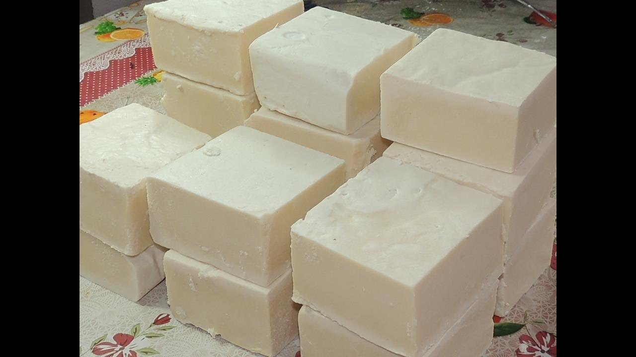 SABÃO CASEIRO DE ÓLEO SODA E BICARBONATO