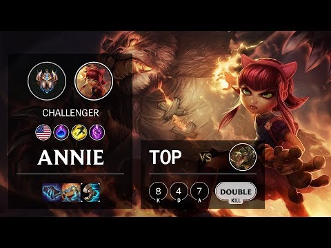 Annie Top vs Renekton - NA Challenger Patch 10.3