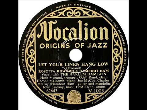 Harlem Hamfats - Let Your Linen Hang Low (Rosetta Howard and Charlie McCoy)