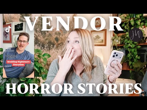 Vendor HORROR Stories | Wedding Planner REACTS