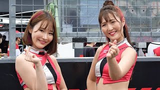 スーパーGT2022 第6戦 SUGO㉗ 百田ゆり(@momota_yuri)さん 山下ほなみ(@hnm9270)さん レースクイーン GAINER TANAX GT-R 11号車 GT300クラス
