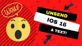 Unsending text messages using iOS 16