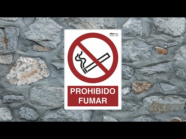 Vídeo relacionado con Pegatinas Prohibido 5ud Adhesivos de 14 cm Cartel Prohibicion Señal Laboral Industrial (14 cm, FUMAR)