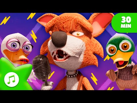 ¡La cumbia del Lobo Beto te hace bailar todo el tiempo! | Canción de granja🌈La Granja de Zenón