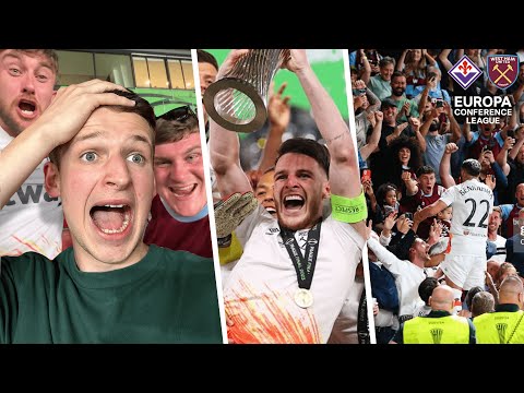 THE MOMENT WEST HAM WIN a EUROPEAN TROPHY after 43 YEARS