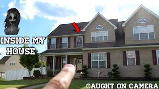CREEPY GIRL GHOST IN MY HOUSE *CAUGHT ON CAMERA*