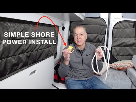 Van Build | Shore Power Power Install in a Van