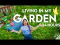 Living in my GARDEN for 24 Hours!! *i saw a snake?*