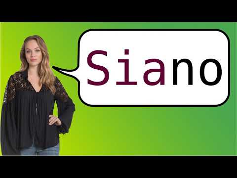 How to say 'Siano' in French?