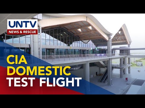 Clark International Airport, nagsagawa test domestic flight