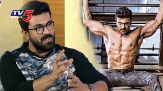 Ram Charan's Explanation on His Physique in Dhruva | Ram Charan and Arvind Interview | TV5 News