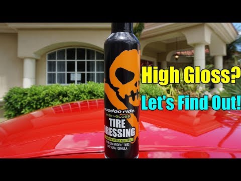 Voodoo Ride Tire Shine Review on my Nissan GTR.