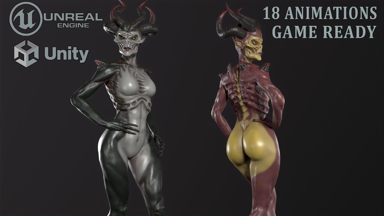 राक्षसी जादूगरनी 3D मॉडल