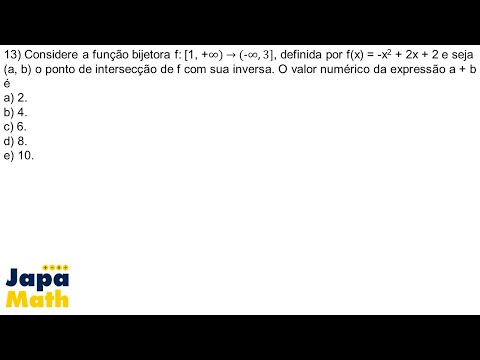 Prova Resolvida EsPCEx (2014 - 2015) - Função Inversa