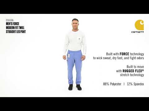 Carhartt C55106 - Men's Force® Modern Fit Twill Straight Leg Pant