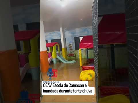 Escola  CEAV,em Camacan,sofre sérios danos.#blogpaulojose #PJfalandoAverdade #youtubeblogpaulojose