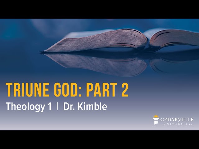 Thumbnail for video titled: Theology I: Triune God (part 2)