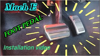pedal covers / sport pedals | Ford Mustang Mach E